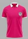 Polo Shirt (Man, Bright Pink-White)