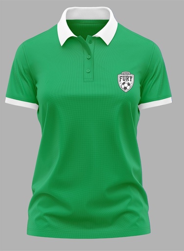 Polo Shirt (Woman, Green-White)